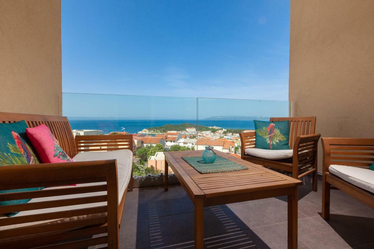 Апартаменты Anicas Panoramic Sea Weue Макарска Экстерьер фото