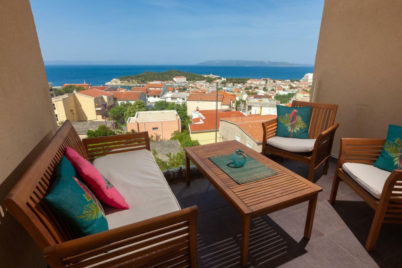 Апартаменты Anicas Panoramic Sea Weue Макарска Экстерьер фото